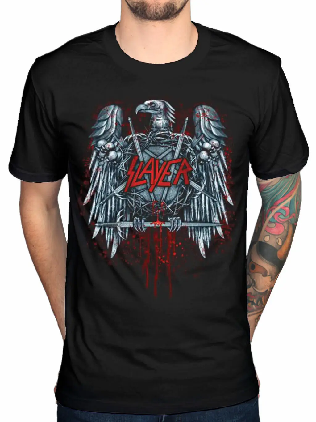 Официальная футболка Slayer Reign In Blood Южно Небесный Христос иллюзио|Мужские