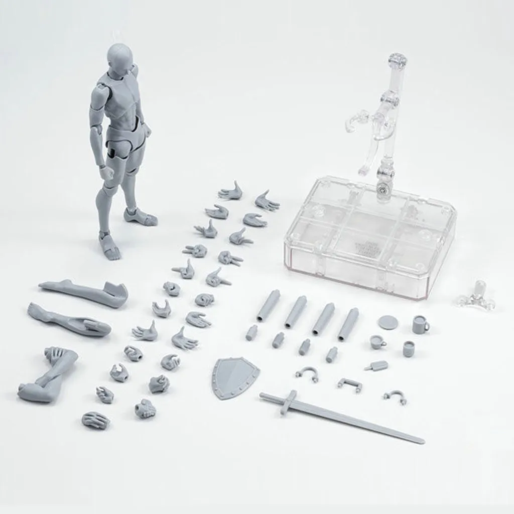 ПВХ Фигурки тела модель манекен bjd арт схематичный эскиз фигурка 3D13cm фигурка игрушки художника подвижная Мужская Женская фигурка с шарнирными соединениями