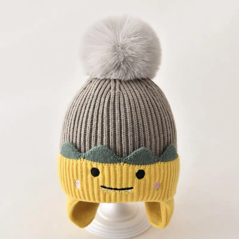 Детская шапка осень-зима детская шарф костюм из двух предметов для мальчиков и