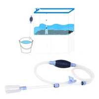 aquarium fish tank water changer cleaning tools kit siphon cleaner manual water exchanger and sand washing device