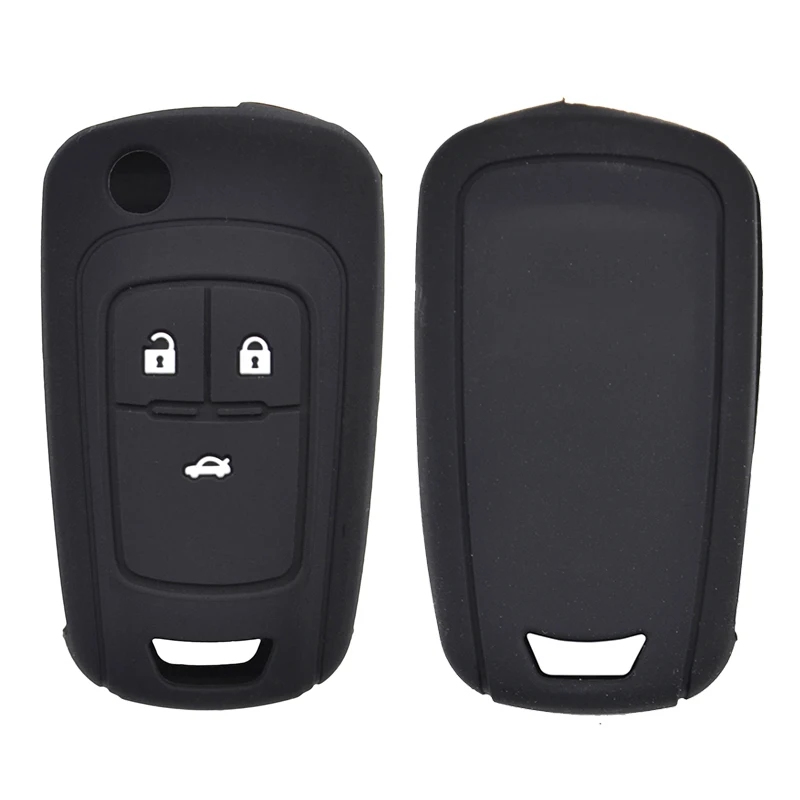 

Silicone Key Case Holder Cover For Chevrolet Spark Cruze Orlando Aveo Onix Volt For Holden Barina Trax 3 Buttons Protector Shell