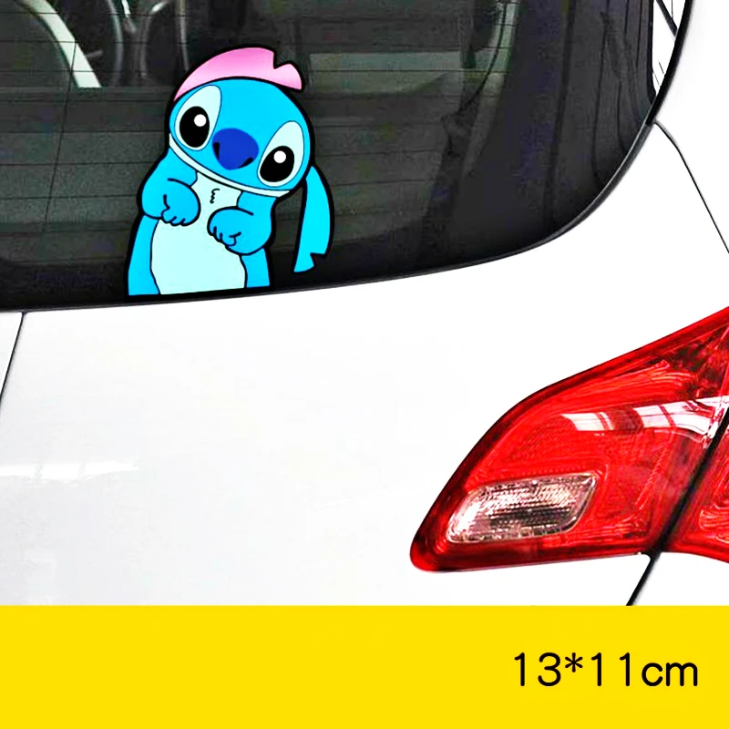 

Dawasaru Car Decoration Cartoon Stitch Sticker Decal for Hyundai Accent I30 I35 Santa Fe Solaris Elantra Parts,11cm*7cm