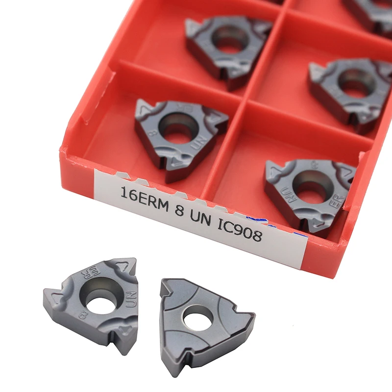 16ERM 8 UN IC908 10pcs Carbide Inserts Plate CNC Threaded Blade Lathe Cutter Tool Turning Tools | Инструменты