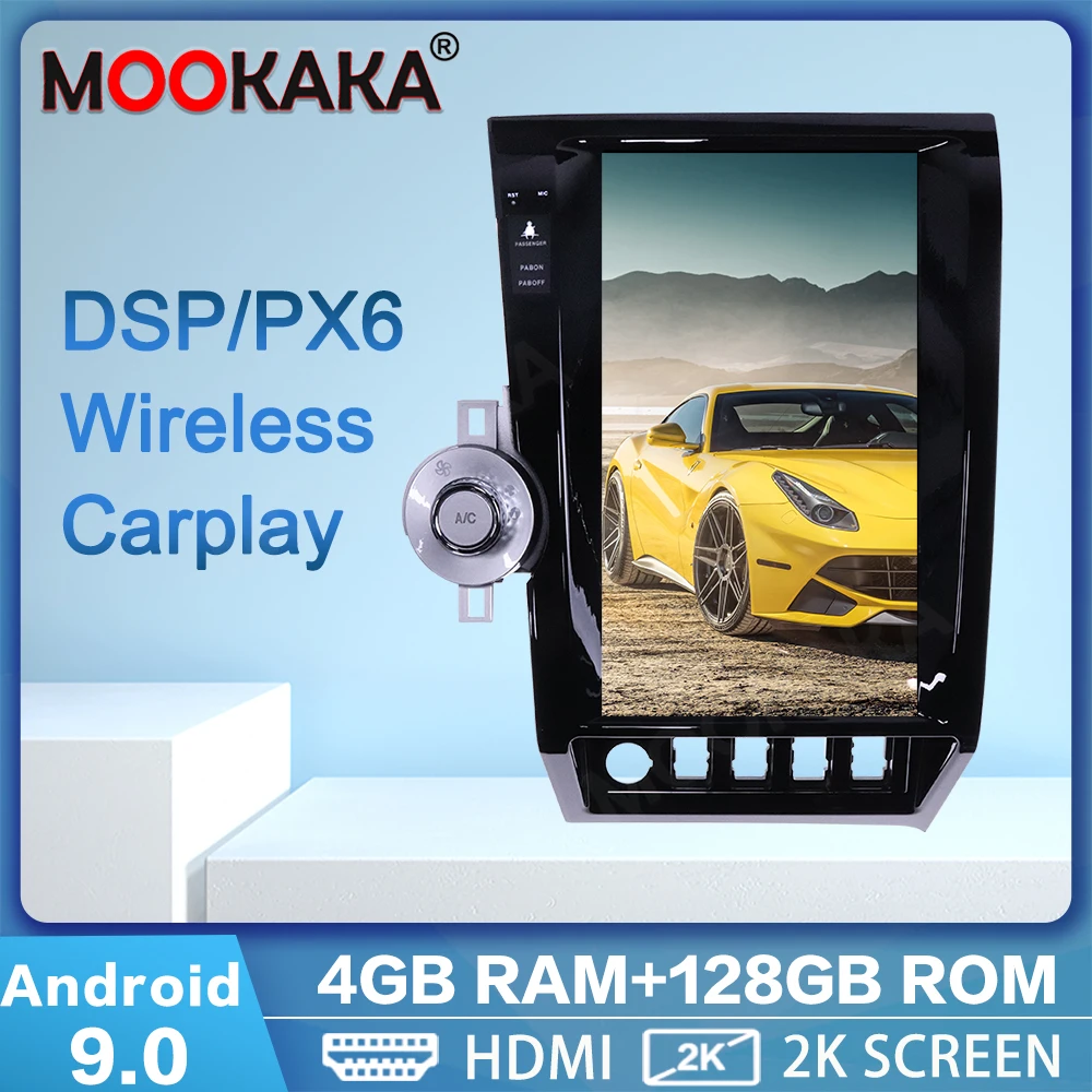 

Tesla Screen For Toyota Tundra Sequoia 2007-2011 PX6 Android 9.0 4+128G Car GPS Multimedia DVD Player Auto Stereo Head Unit DSP