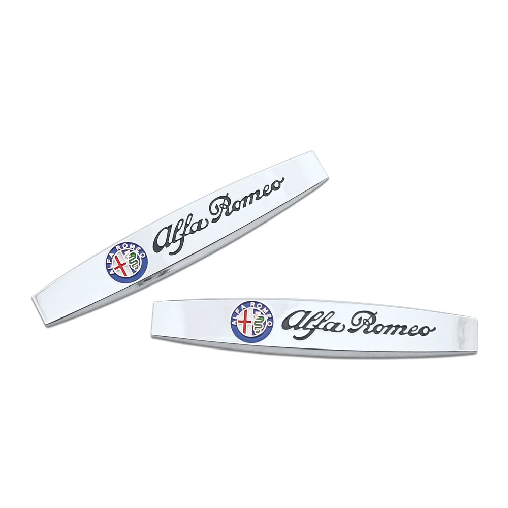 2 шт. 3D Автомобильные металлические наклейки с логотипом автомобиля защитные для