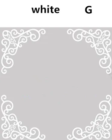 white 4 шт./компл. самоклеящиеся оконное стекло стикер декоративная оконная пленка мебельное стекло зеркало угловой наклейка домашний декор - Цвет: white