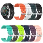 Ремешок силиконовый мягкий для наручных часов Huawei Watch GT, водонепроницаемый спортивный браслет для активных мужчин и женщин, 46 мм