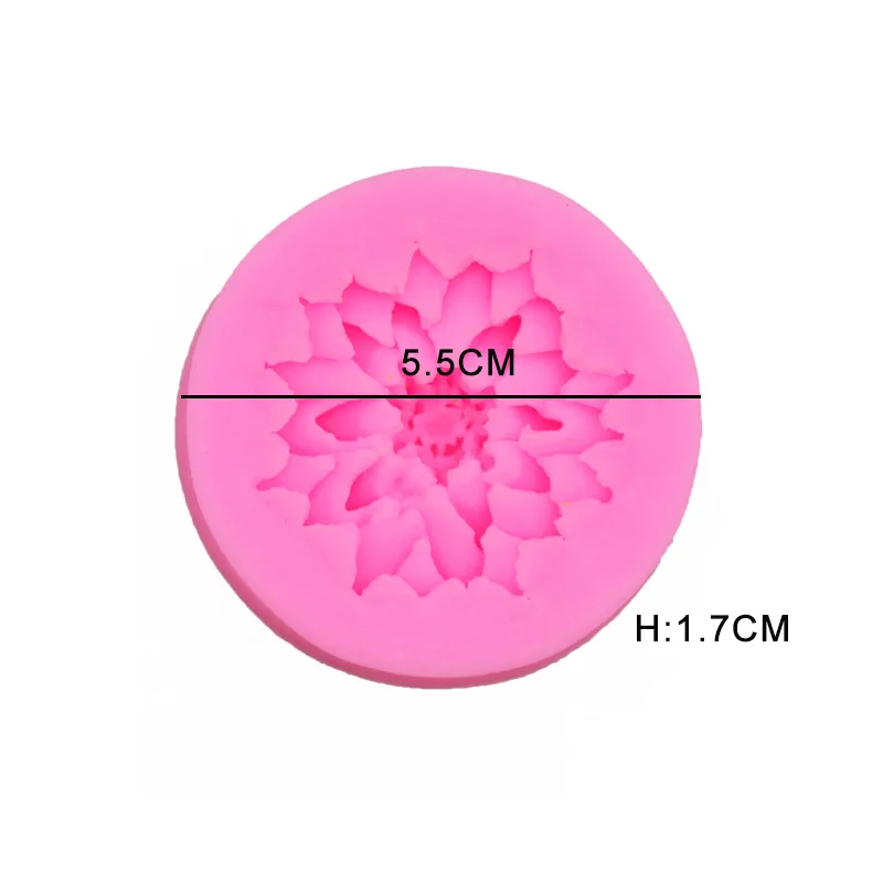 3D красивый Лотос Хризантема Цветы Свадебный торт украшения инструменты DIY