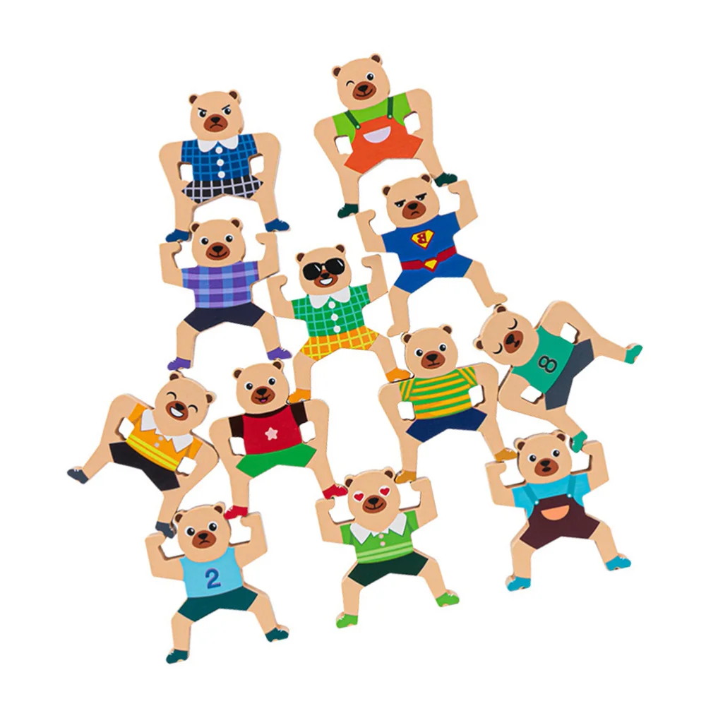 

1 Set of Children Blocks Stackable Kids Early Education Recognize