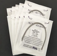 40 packs dental wire orthodontics bows super elastic niti round arch wire ovoid form 400 pieces