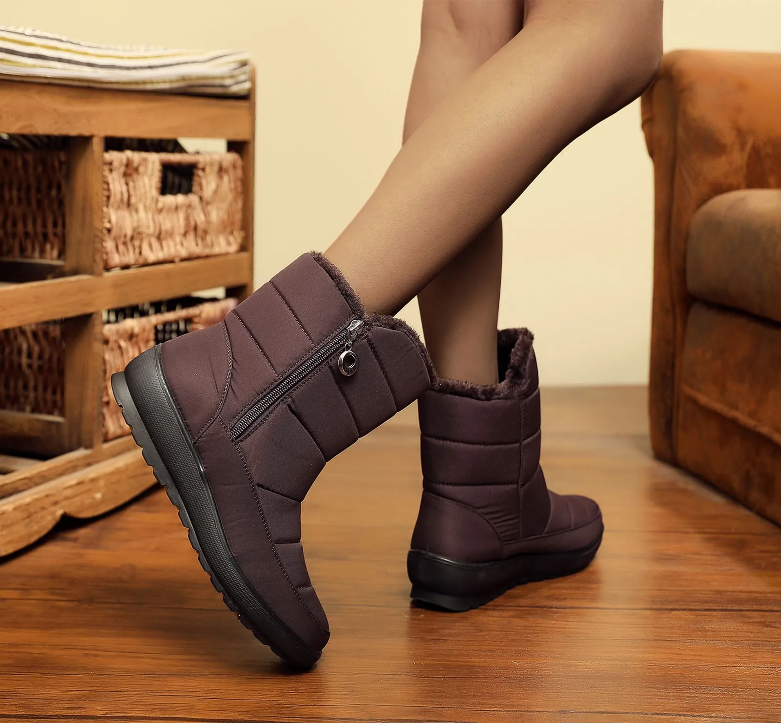 Черные ботинки женская зимняя обувь женские 2021 Классические Стильные ботильоны