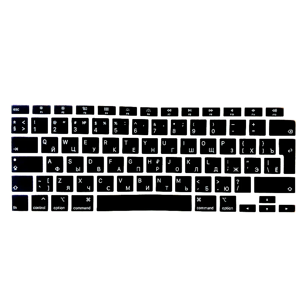 Чехлы для клавиатуры с русской раскладкой macbook Air13 2020 новинка чехол Air13.3 ноутбука