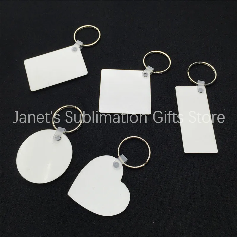 MDF сублимационный брелок чистые деревянные сублимационные фото брелки 100 шт./лот
