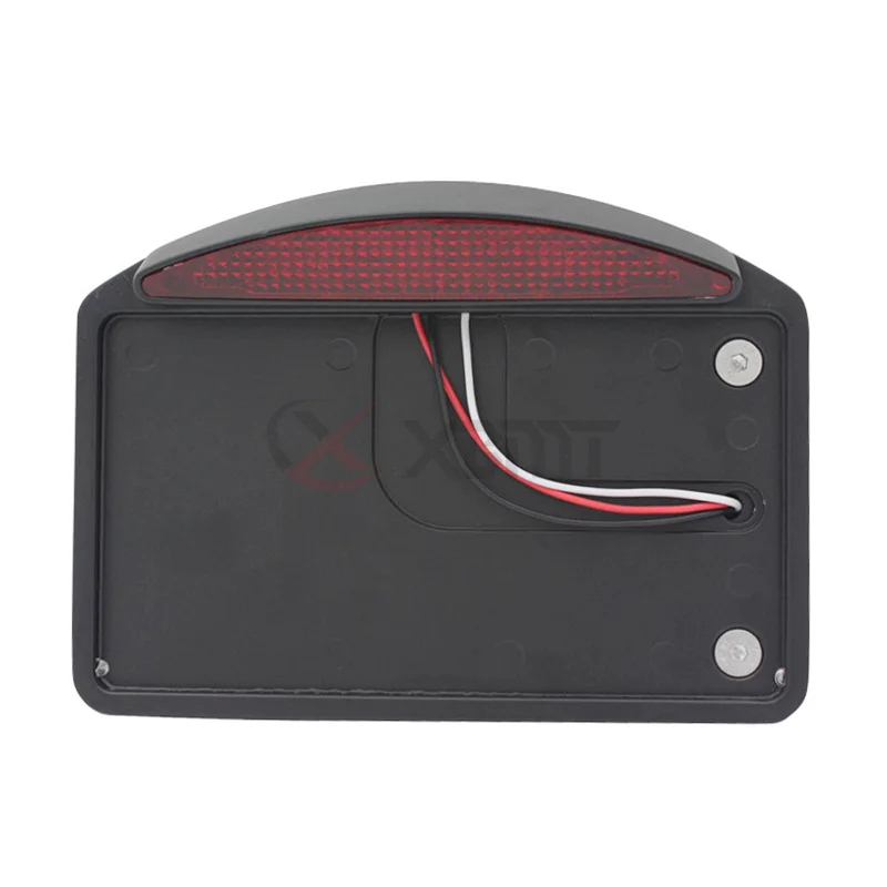 Мотоциклетный хромированный черный Кронштейн для номерного знака задний