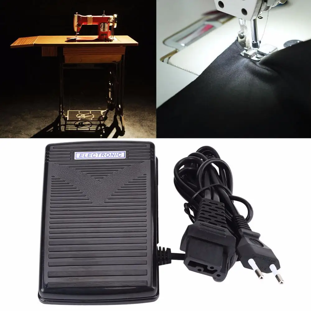 MeterMall 200-240V Home Sewing Machine Foot Control Pedal W Cord for Tools EU Plug | Дом и сад