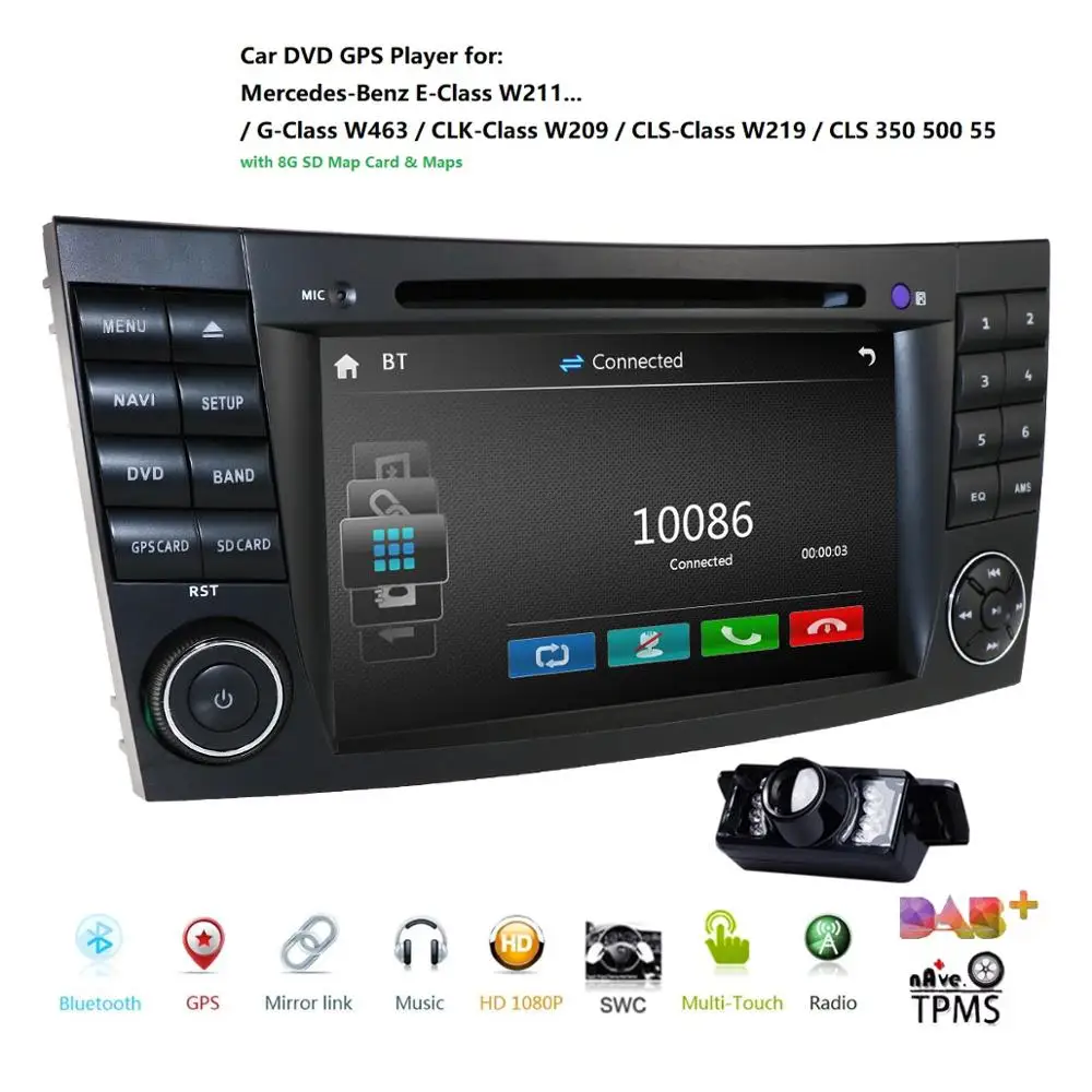 Автомобильный GPS для Mercedes W211 W219 W463 CLS350 CLS500 CLS55 E200 E220 E240 автомобильный dvd плеер