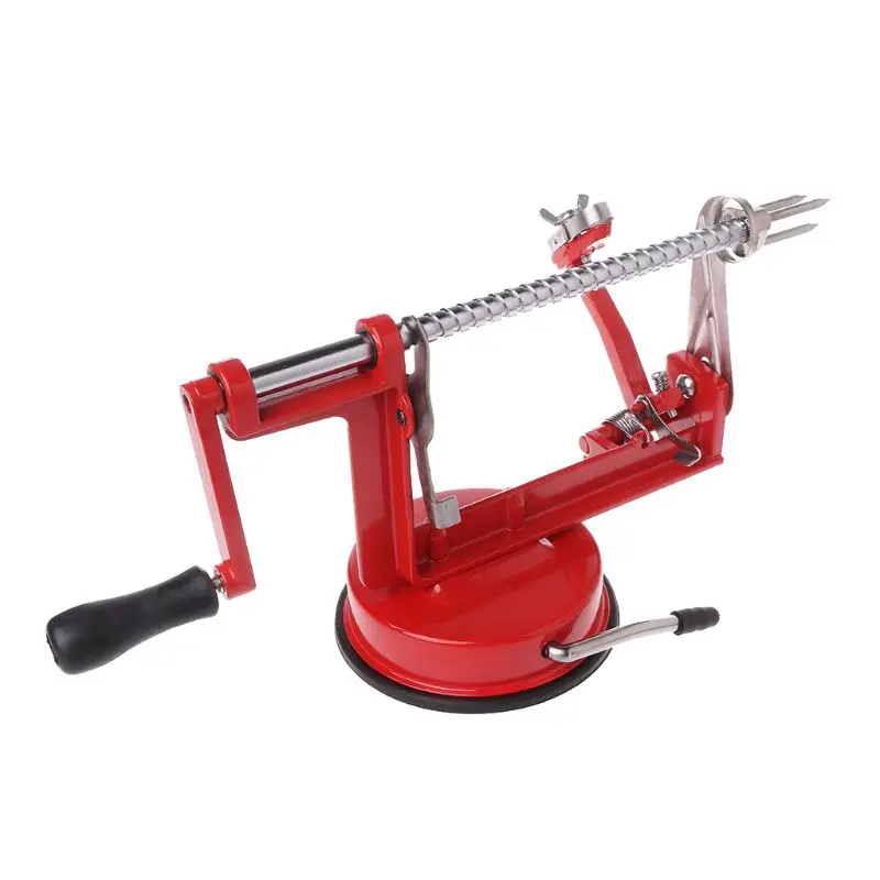 

Stainless Steel 3 in 1 Apple Peeler Fruit Peeler Slicing Machine Apple Fruit Machine Peeled Tool 517C