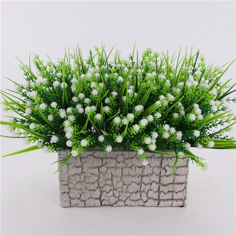 Поддельные цветы Гипсофилы для дома искусственные Babysbreath водонепроницаемые