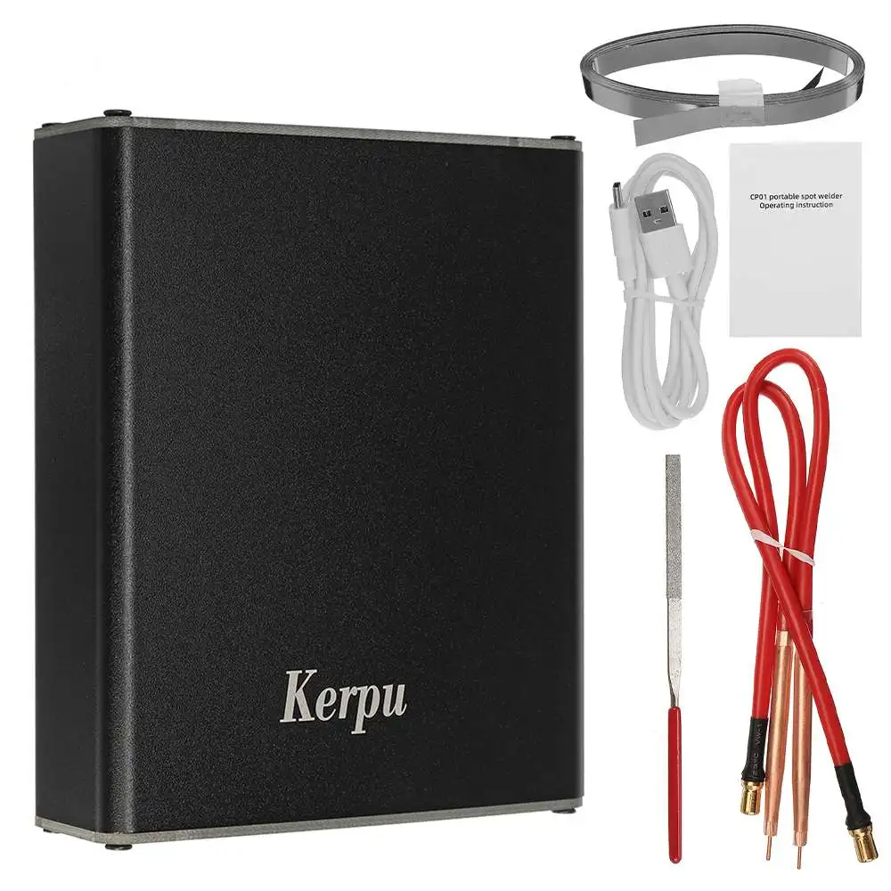 

Kerpu CP01 6 Gears Handheld Portable Mini Spot Welding Welder Machine Quick Release Pen Nickel Plate 18650 Battery For RC Part
