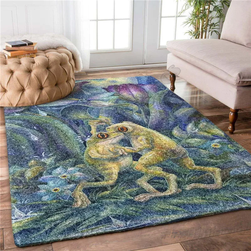 Лягушка 3D печатных ковриков для Гостиная коврик Фланелевая пижама с принтом