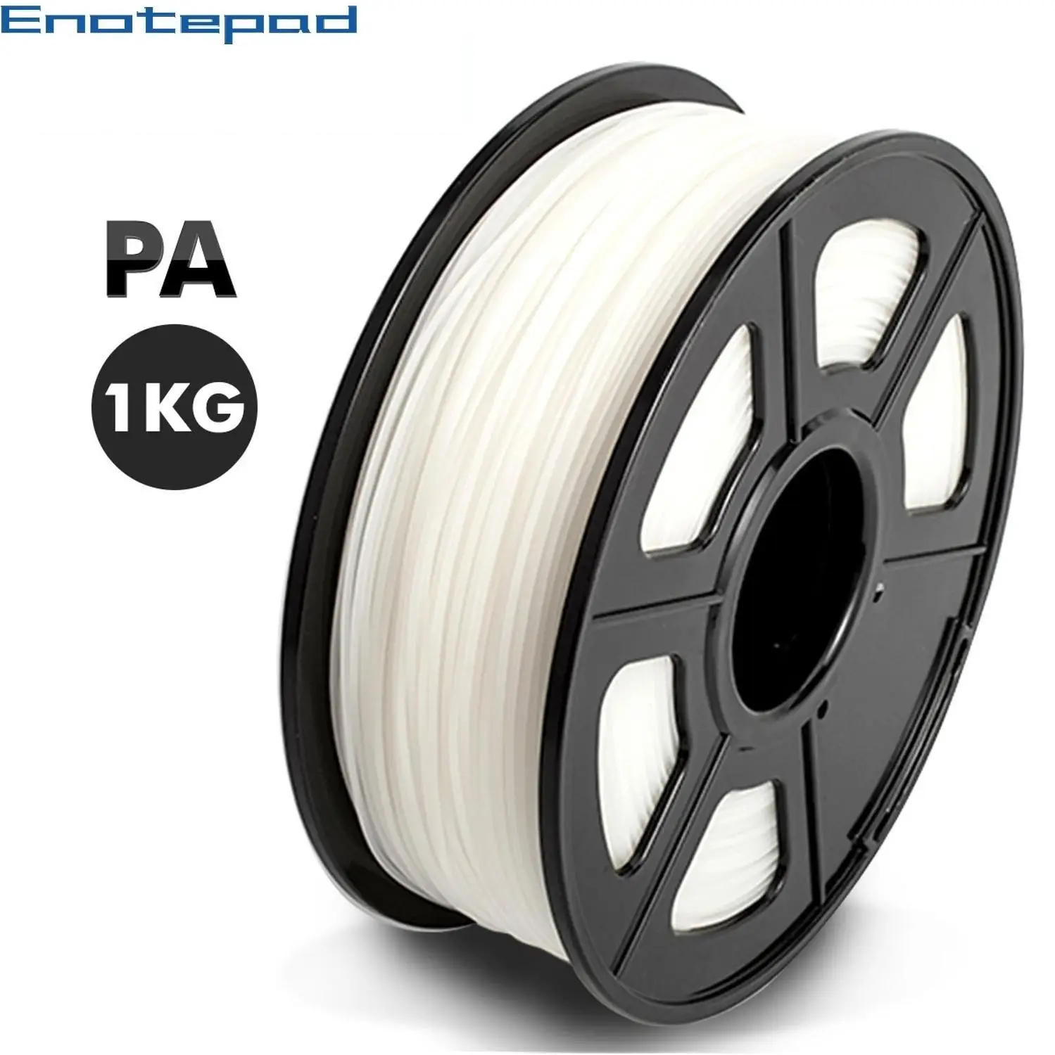 Нить нейлоновая для 3D принтера Enotepad PA 1 кг прозрачная нить 75 мм