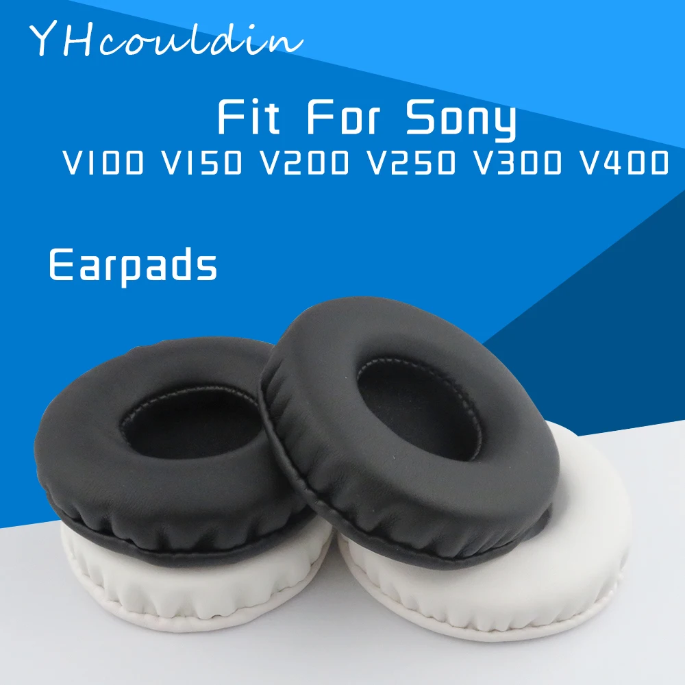 

YHcouldin Earpads For Sony V100 V150 V200 V250 V300 V400 Headphone Accessaries Replacement Wrinkled Leather