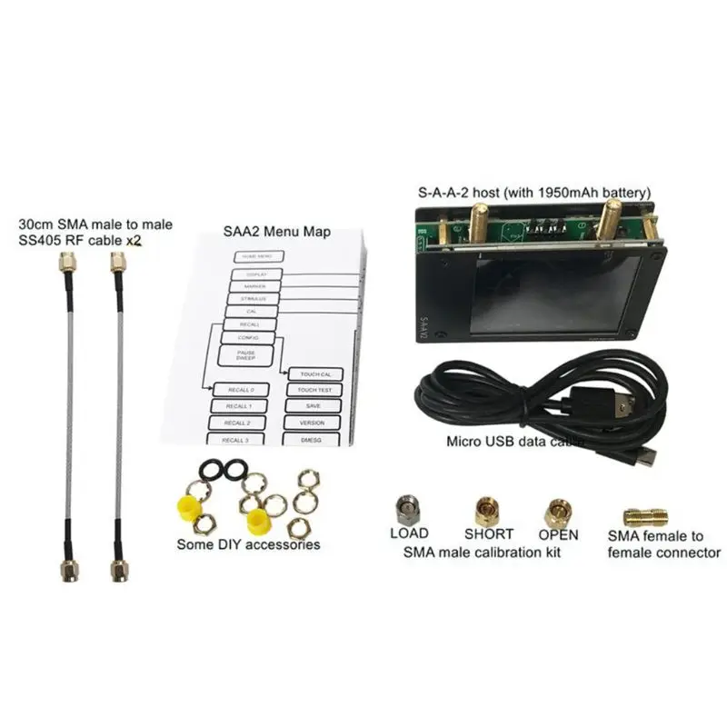 

S-A-A V2 3GHz Vector Network- Analyzer Shortwave HF VHF UHF Antenna Analyzer