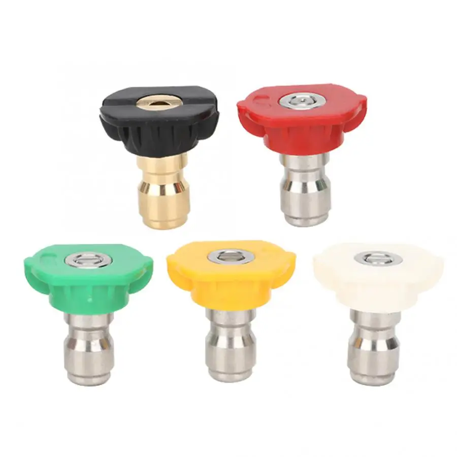 Распылитель высокого давления 5 шт. Форсунка для мойки 1/4 дюйма быстрое