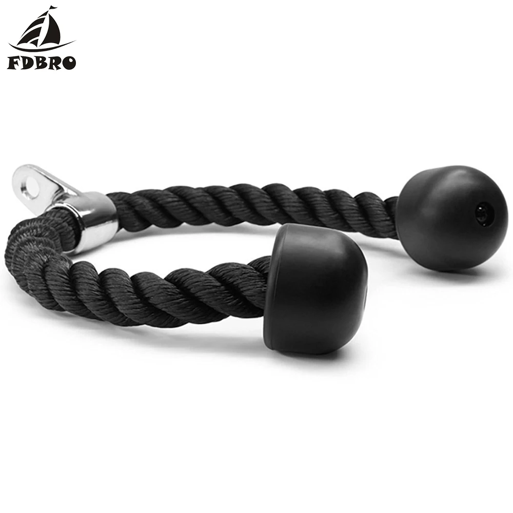 Новый Трицепс FDBRO черный для укрепления фитнеса тренажеры рычаг тренировок трос