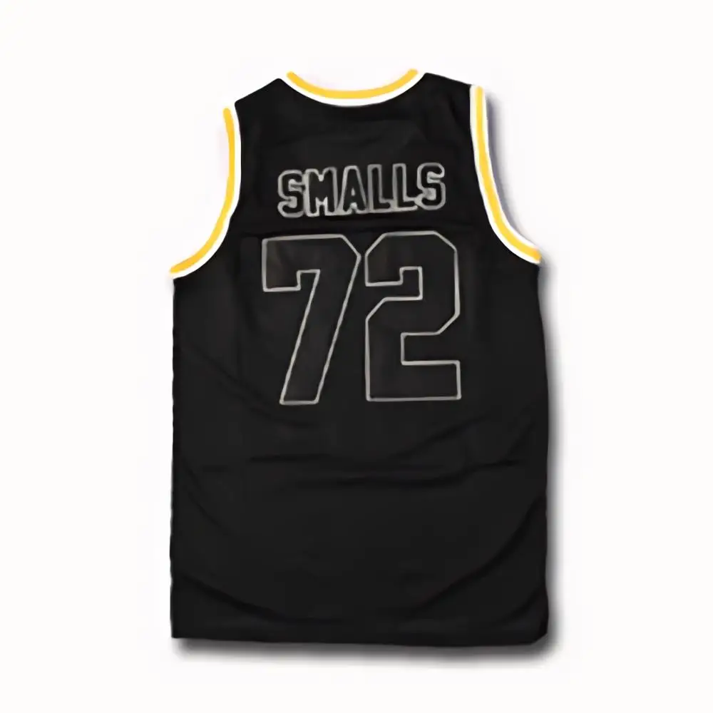 

BadBoy #72 Smalls Basketball Jersey Movie Jersey 90S Hip Hop Clothing Party S-XXXL Black