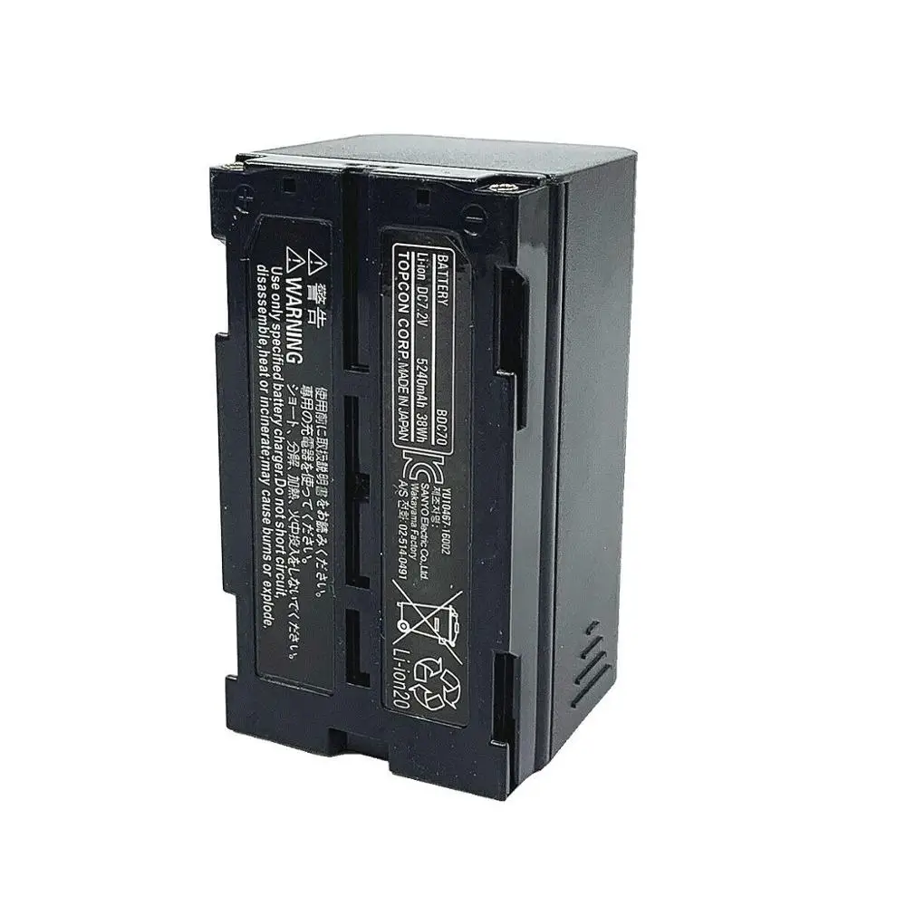 

Original Topcon BDC70 Battery For Topcon ES CX Sokkia FX Total Station GPS SRX GRX Rechargeable BDC70 Battery 7.2V 5240mAh