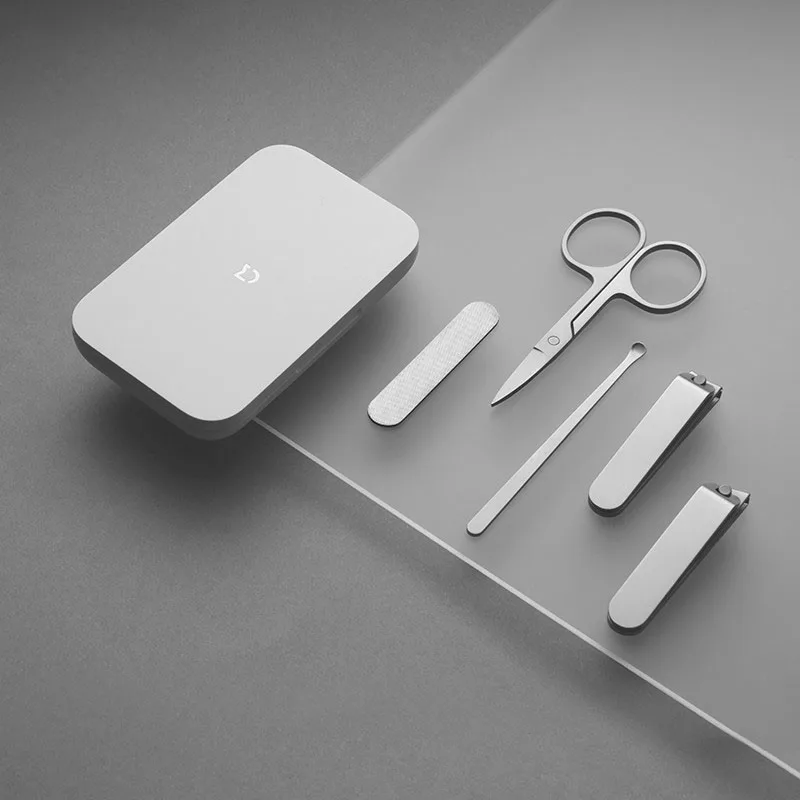 Машинка для стрижки ногтей Xiaomi 5 шт./компл. бытовая машинка из нержавеющей стали с