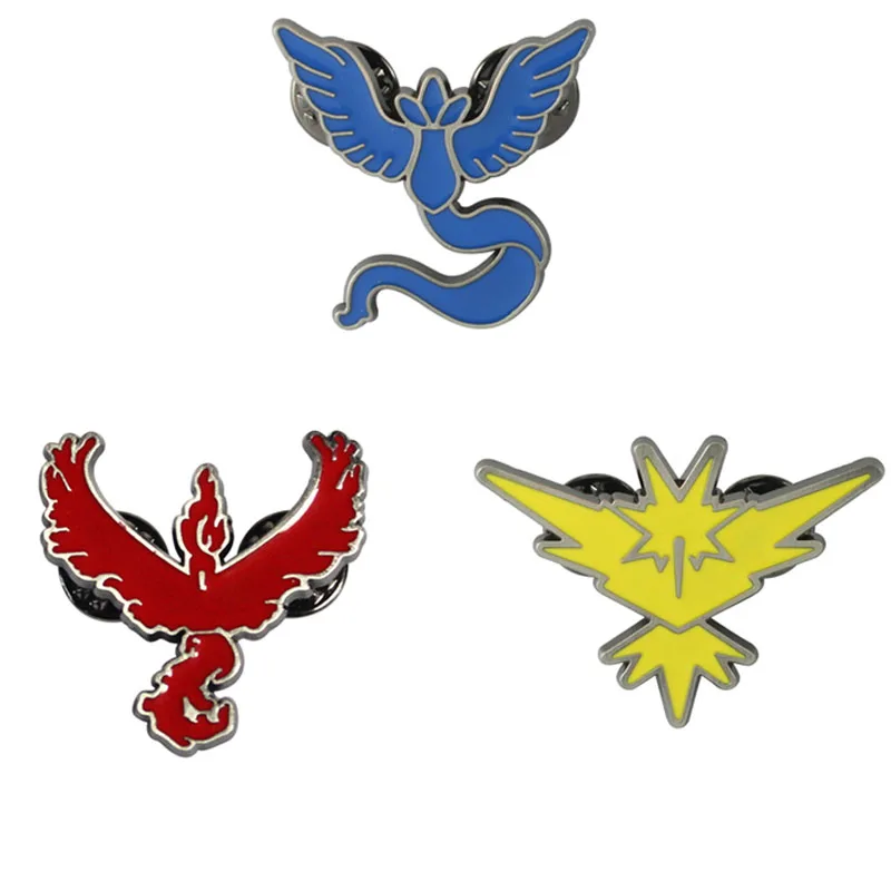 Красивые шпильки и брошь Мультяшные карманные монстры эмаль фигурка значок для