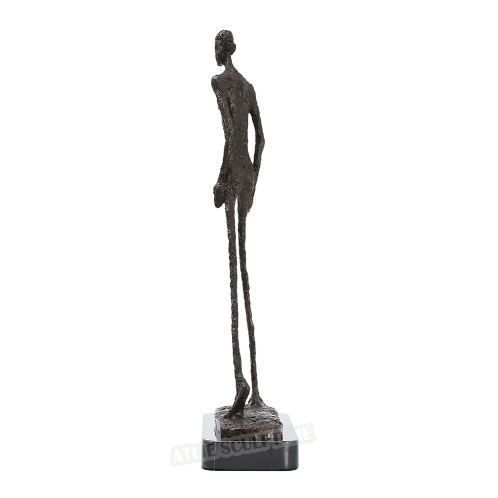 

Giacometti Art Bronze Sculpture Walking Man Statue Replica Famous Abstract Modern Collectible Figurine Office Decor Gifts