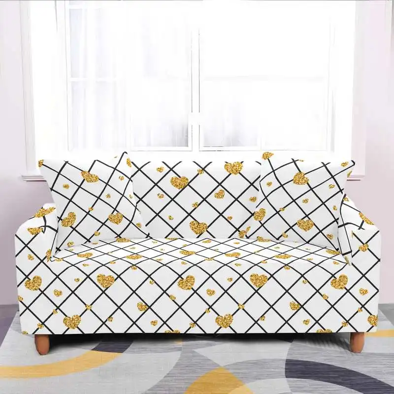 

1-4 Seaters Fashion Recliner Sofa Covers Soft Couch Slipcovers