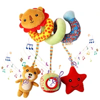 baby rattles mobiles toddler toys bed hanging toys for newborn baby soft bed bell animal musical montessori mobile rattles gift