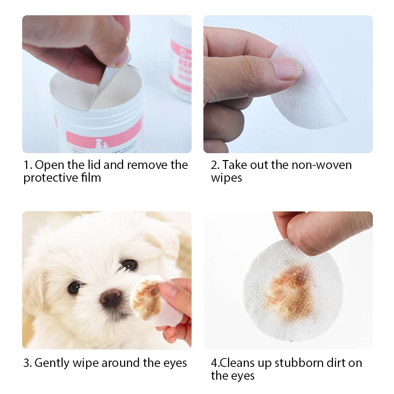 

120 шт., влажные салфетки для удаления пятен на глазах