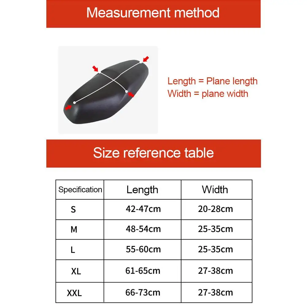 Обложка на сиденье мотоцикла S 2XL износостойкая водонепроницаемая изоляционная