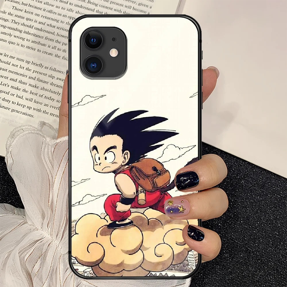 

Cartoon Anime D-Dragon Ball Gokus Phone Tempered Glass Case Cover For IPhone 6 6S 7 8 11 12 X Xr Xs Se 2020 Pro Max Plus Mini