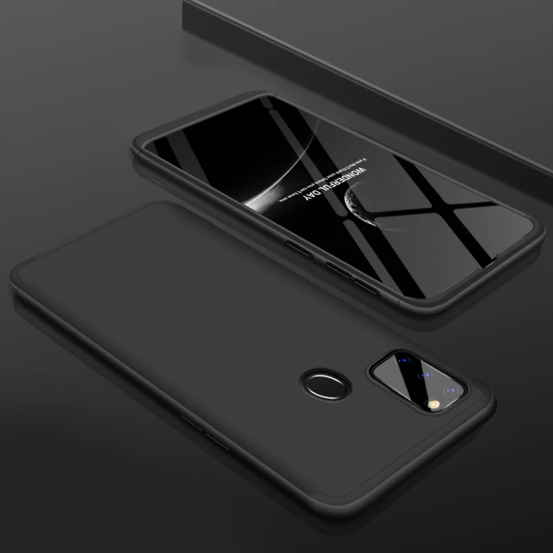 Black GKK Роскошный чехол для samsung M30s чехол 3 в 1 полная защита противоударный Матовый Жесткий чехол для samsung Galaxy M30s Coque Fundas - Цвет: Black