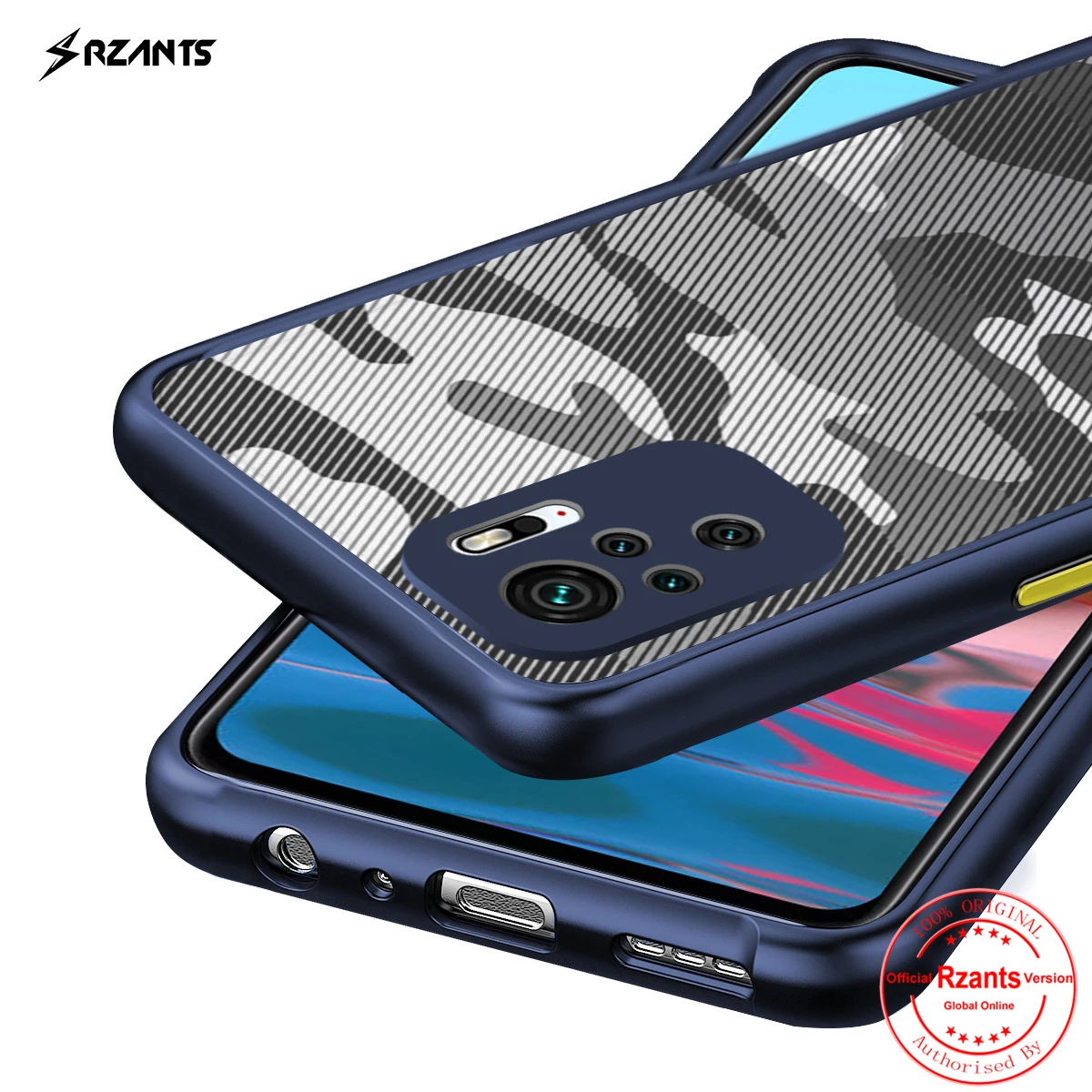 

Чехол Rzants для Xiaomi Redmi Note 10 10S Redmi Note 10 Pro Max 4G, мягкий камуфляжный чехол, гибкий бампер из ТПУ с рамкой