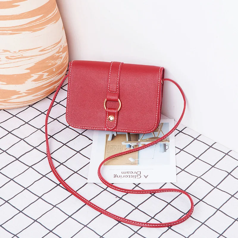 

Simple Classic Small Square Bag Pu Women's Bag 2021 Summer New Fresh Literature and Art One Shoulder Messenger Bag