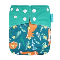 happyflute cloth diaper suede cloth inner with 1pc insert baby nappy waterproof and reusable diaper dual gussets cloth diaper