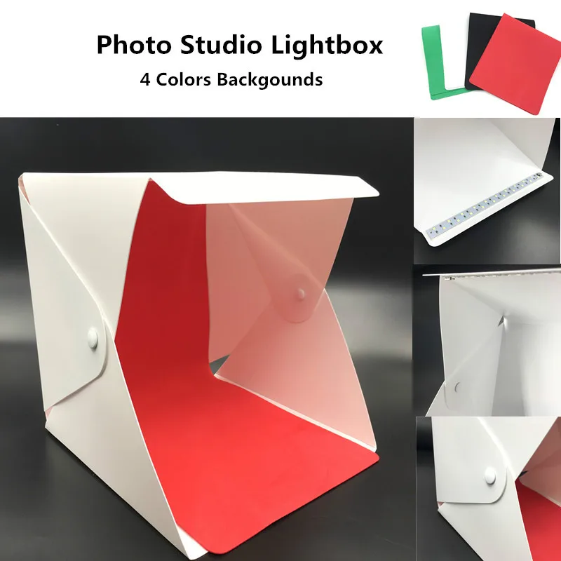 Новый складной светильник для фотостудии софтбокс фотосъемки светодиодный