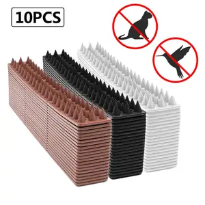 Пластиковые шипы для птиц и кошек, анти-птицы, шипы, анти-альпинизм, кошки и пугающие птицы, защита от вредителей на стене, оконные перила