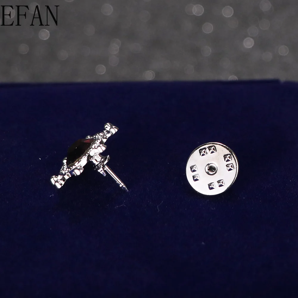 Корейская мода брошь в форме якоря руля Мужская для костюма рубашки значок на