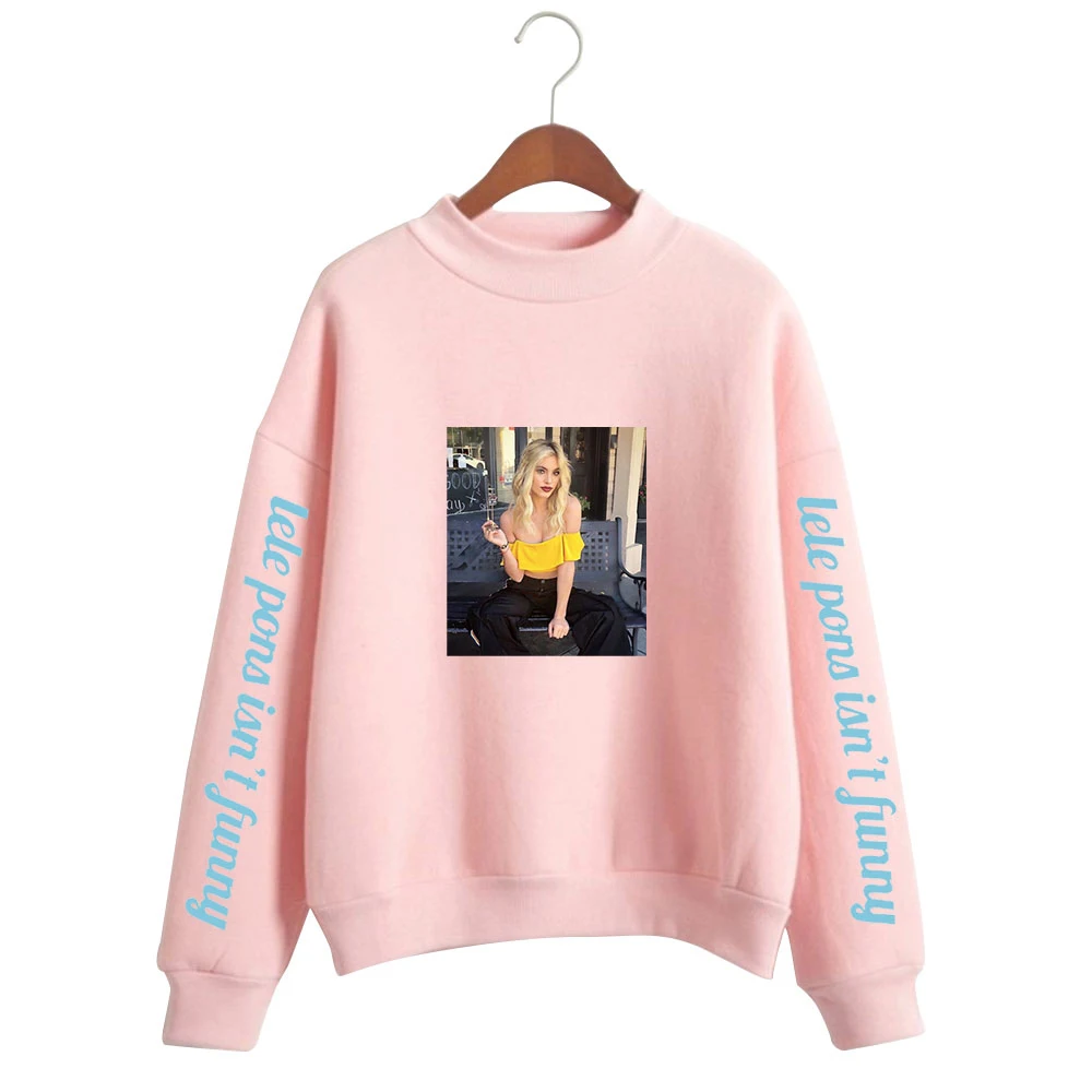 

LelePons Fashion Print Turtleneck Sweatshirts Women/Men Long Sleeve Sweatshirts 2020 Hot Sale Casual Streetwear Clothes