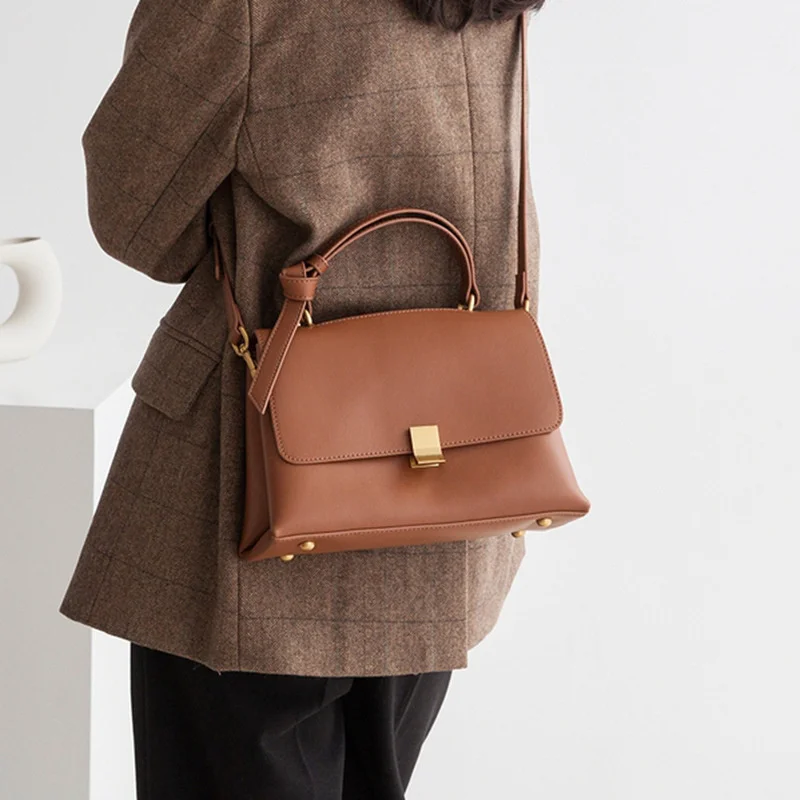 

Кожаная сумка, женская сумка, новинка 2021, сумка-тоут на одно плечо, сумка-мессенджер для девочек, кожаная сумка для подмышек, сумки