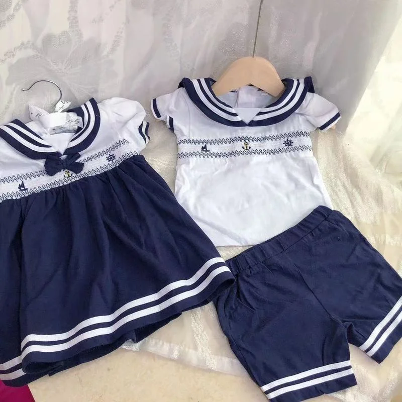 

Summer New Arrivals Newborn Clothes Baby0-12month Baby Boys Clothes Spain Baby Brother Sister Clothes