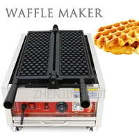 honeycomb waffle maker 220v110v long stainless steel dough scones electric baking pan egg muffin snack milk tea shop commercial